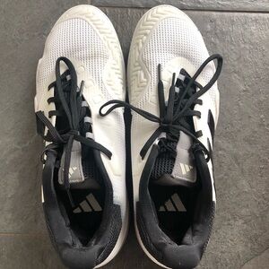 Adidas Black and White Tennis Sneaker